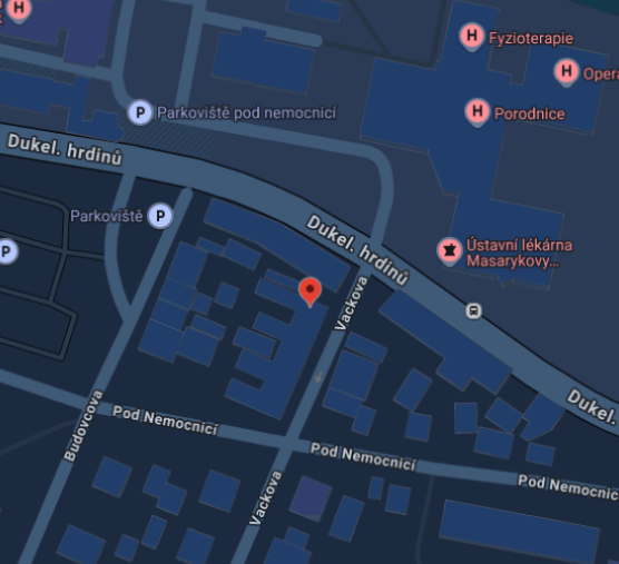 Mapa ordinace